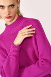 Pull Dixie en laine Magenta