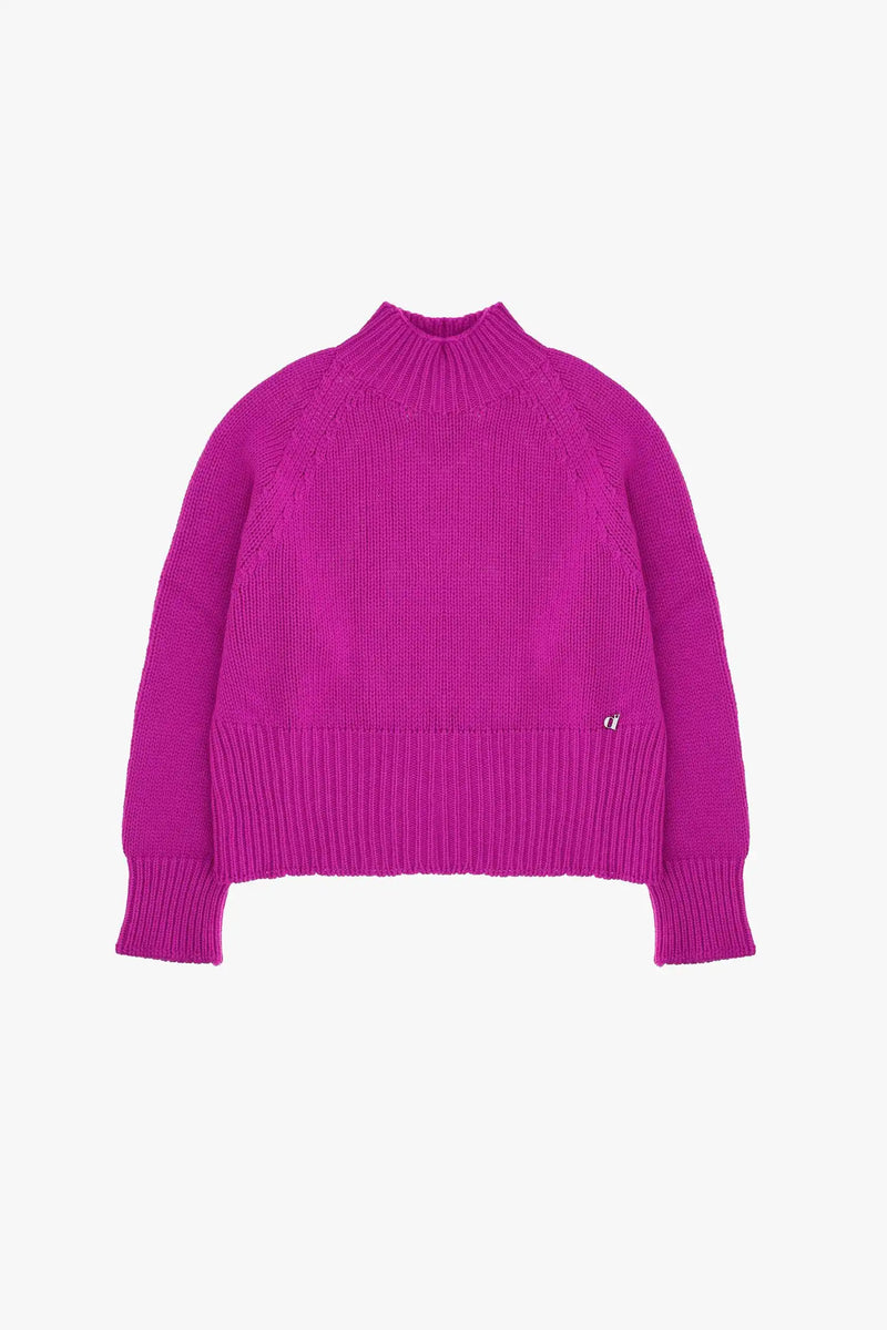 Pull Dixie en laine Magenta