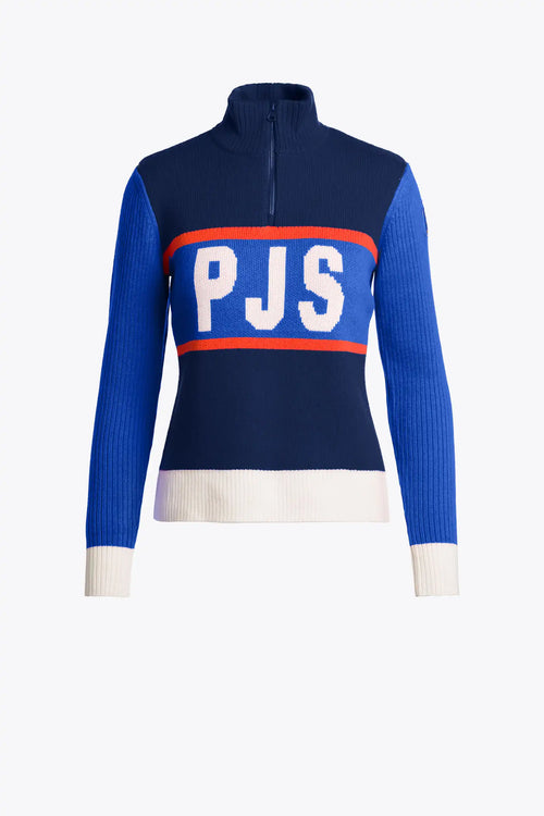 Pull zippé Parajumpers Gia Navy/Cosmic Blue