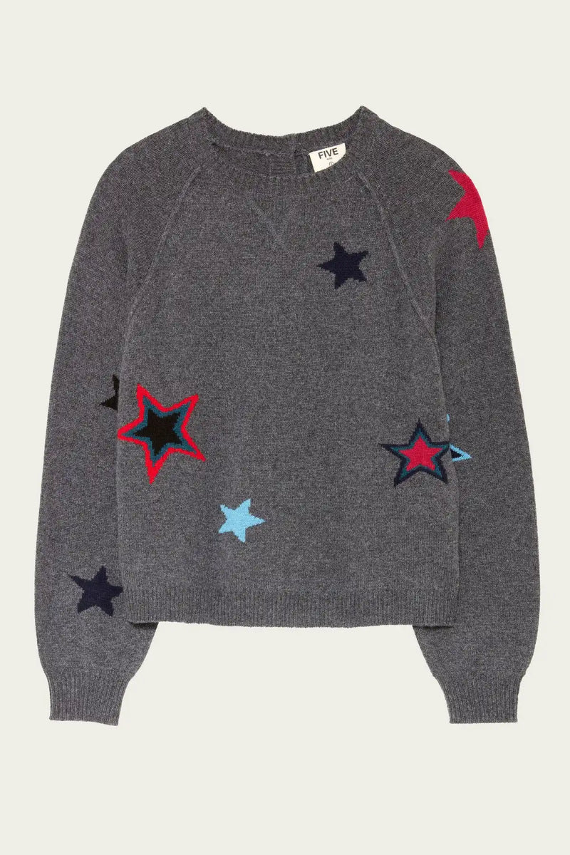 Pull Five Etoile Grey