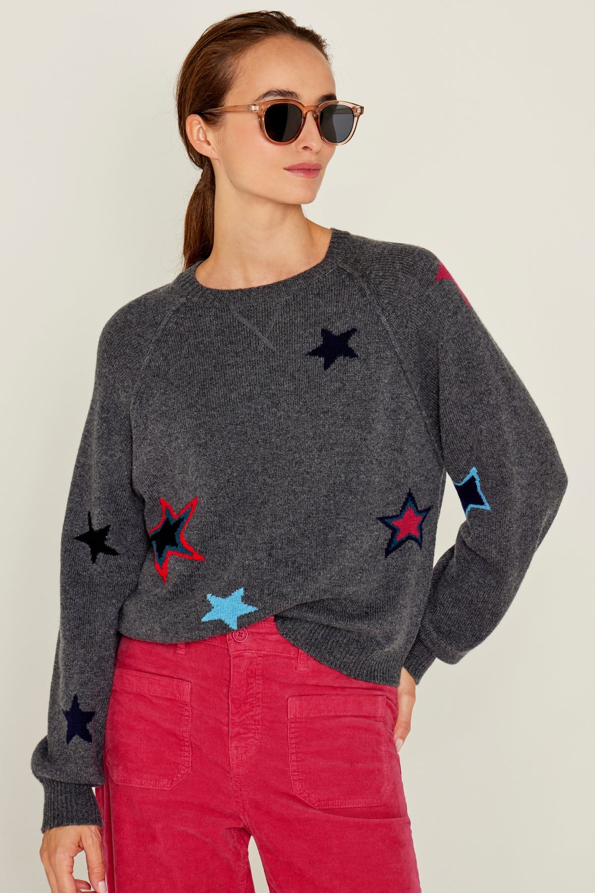 Pull Five Etoile Grey