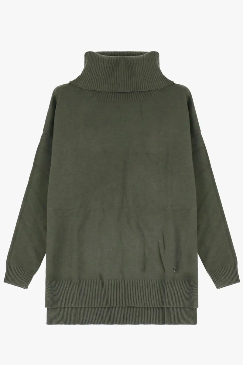 Pull Please col roulé Militare