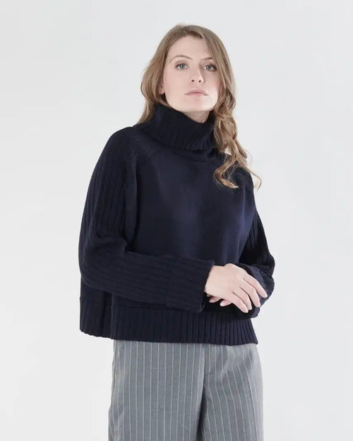 Pull Hana San Peter Bleu Nuit