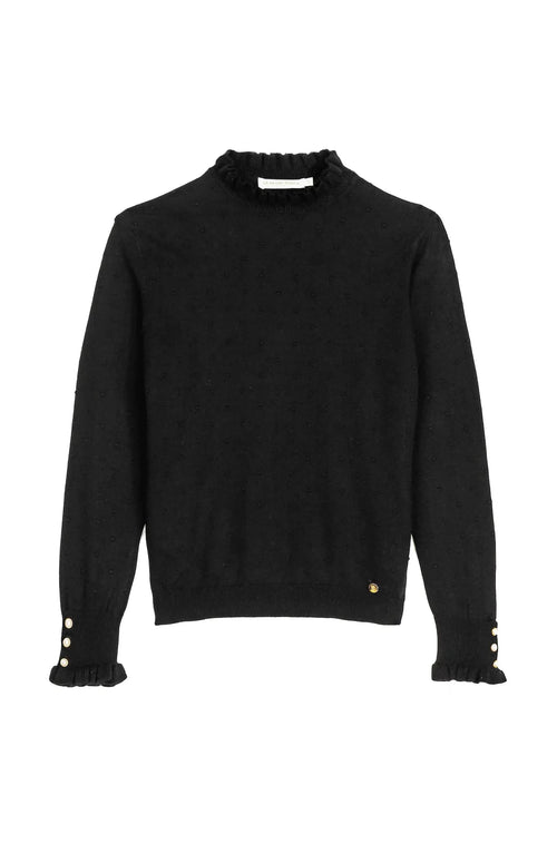 Pull La Petite Etoile Solferinos Noir