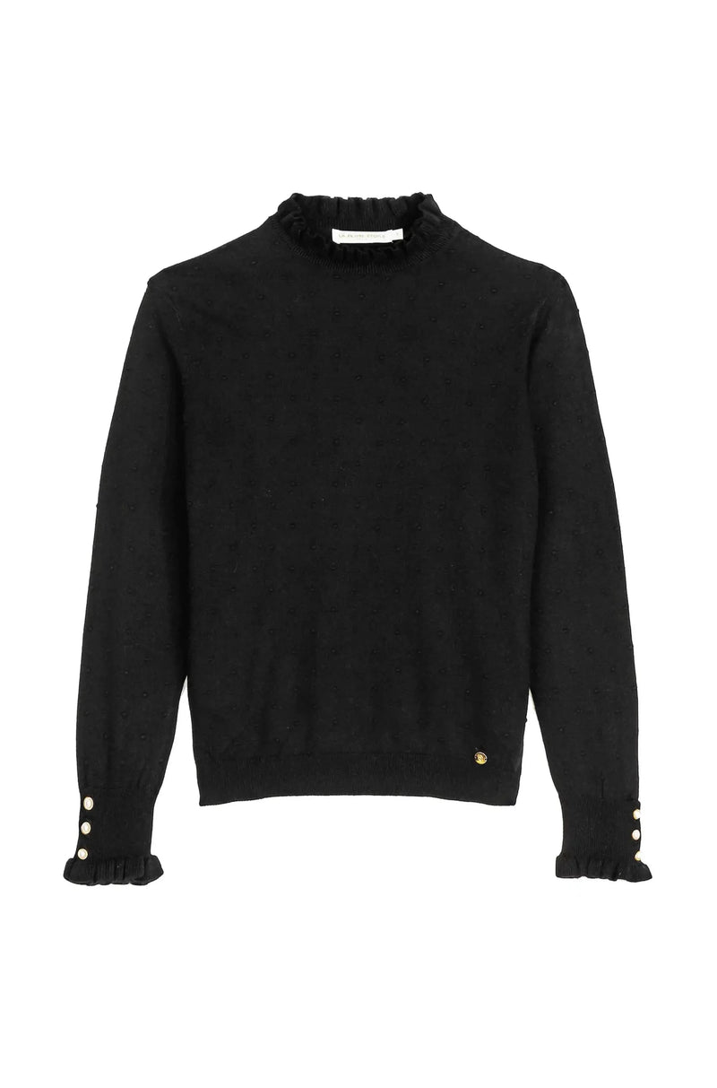 Pull La Petite Etoile Solferinos Noir