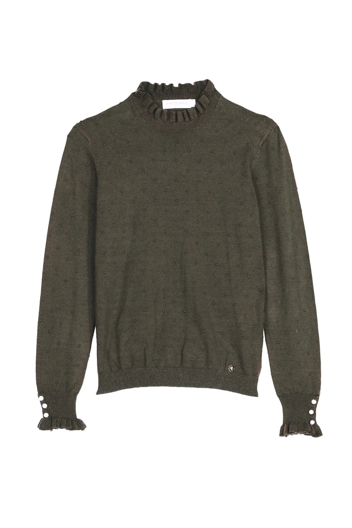 Pull La Petite Etoile Solferinos Kaki