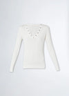 Pull Liu Jo Ecoconçu Bianco Lana