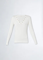Pull Liu Jo Ecoconçu Bianco Lana