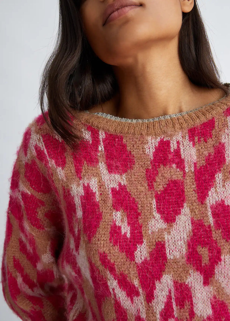Pull Liu Jo Animalier Glam Macula