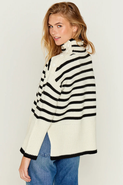 Pull Five Marinière Ecru