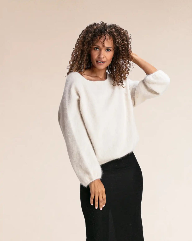 Pull oversize Karma Koma Lauper Vanilla