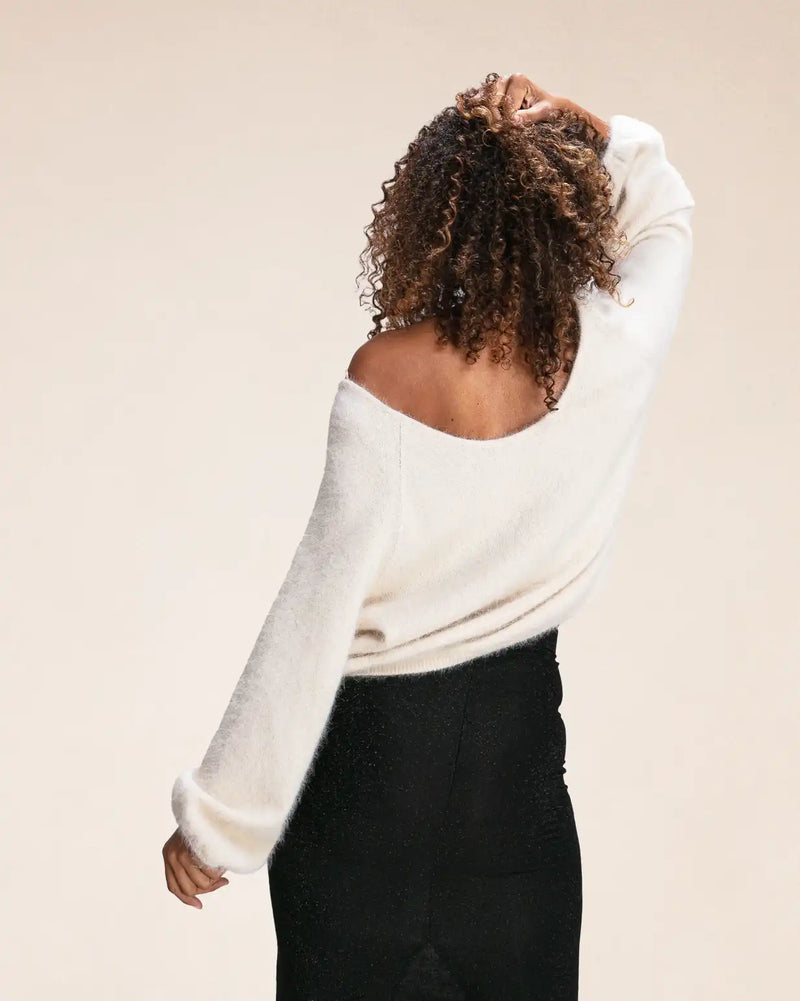 Pull oversize Karma Koma Lauper Vanilla