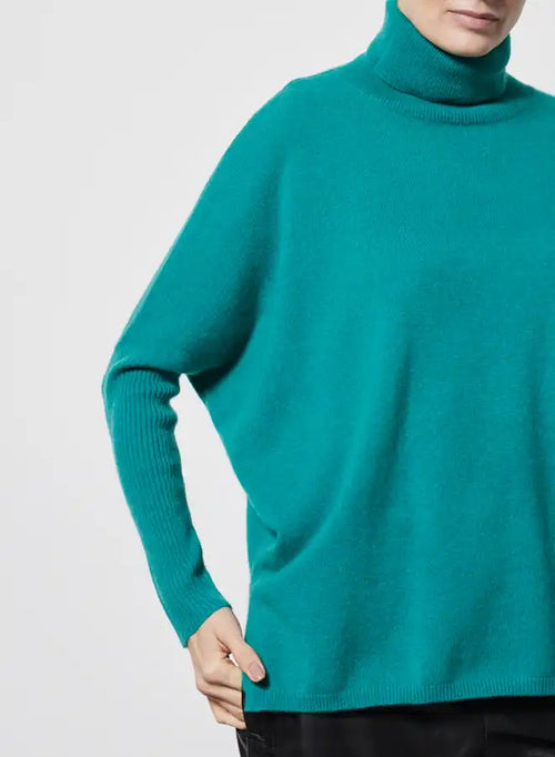 Pull poncho Notshy Margareth Emeraude
