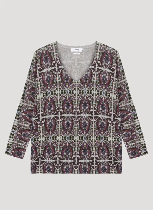 Pull poncho Notshy Minena Slave acier