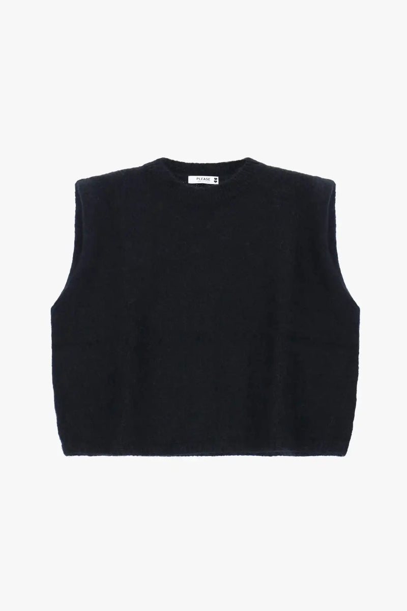 Pull épaulettes Please Nero
