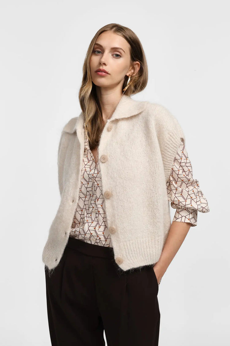 Pull boutonné Please Panna