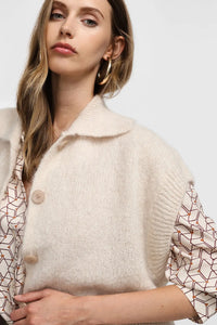 Pull boutonné Please Panna