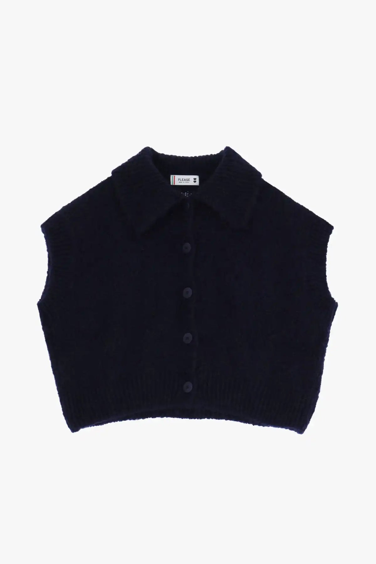 Pull boutonné Please Blu