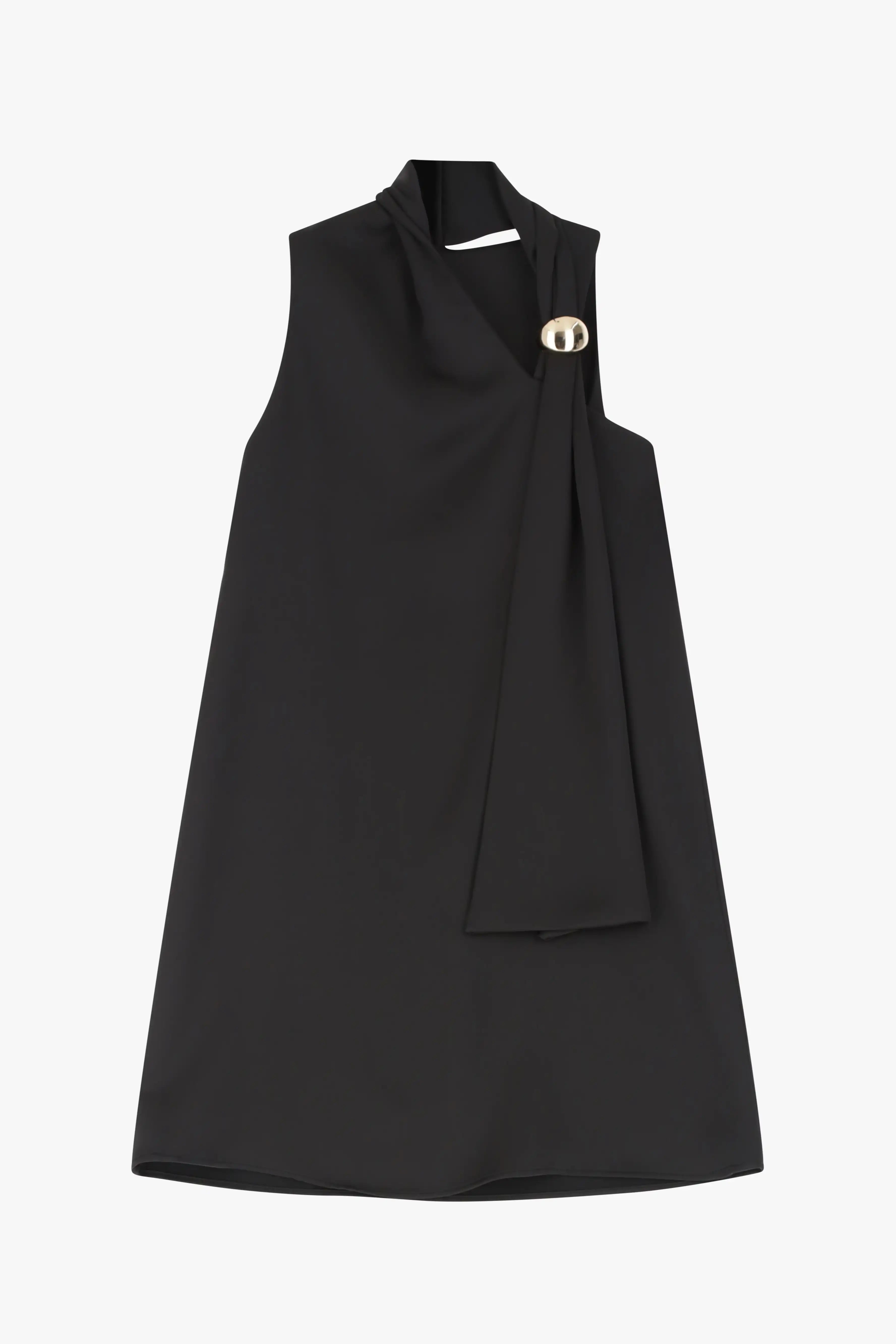 Robe courte Imperial bijoux Nero