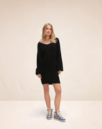 Robe courte Karma Koma Lauper Black