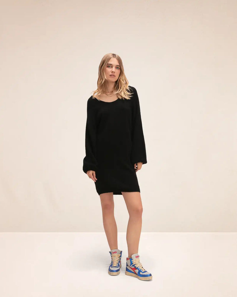 Robe courte Karma Koma Lauper Black