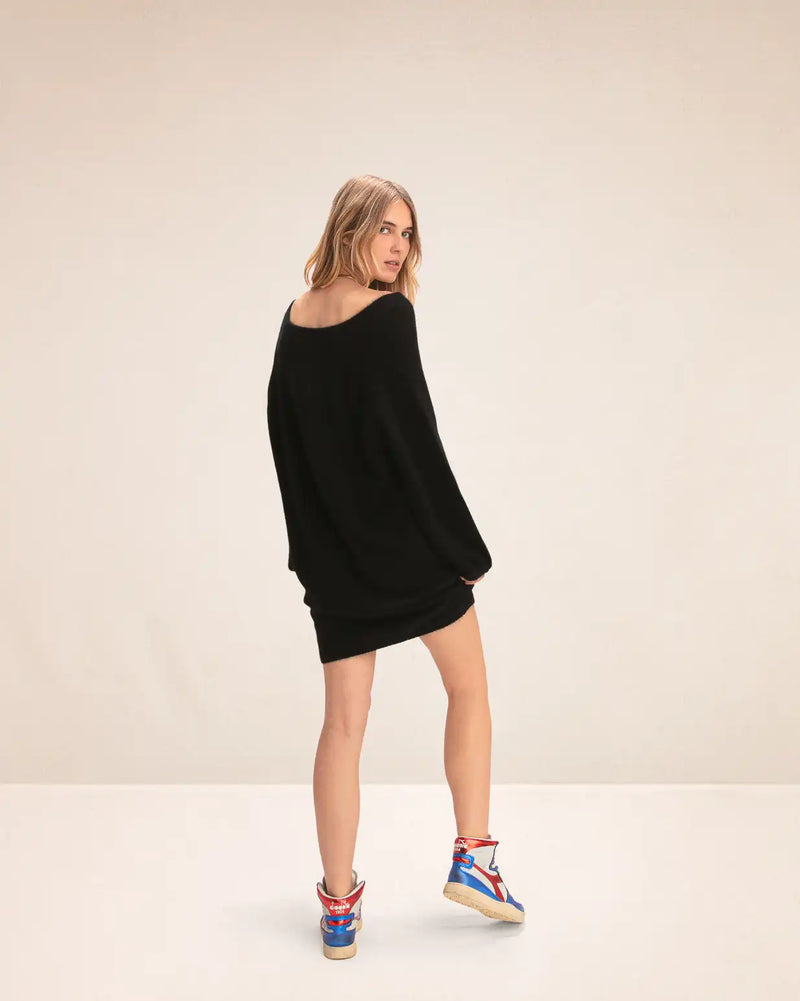 Robe courte Karma Koma Lauper Black