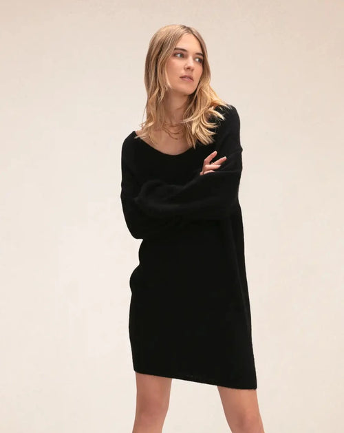 Robe courte Karma Koma Lauper Black