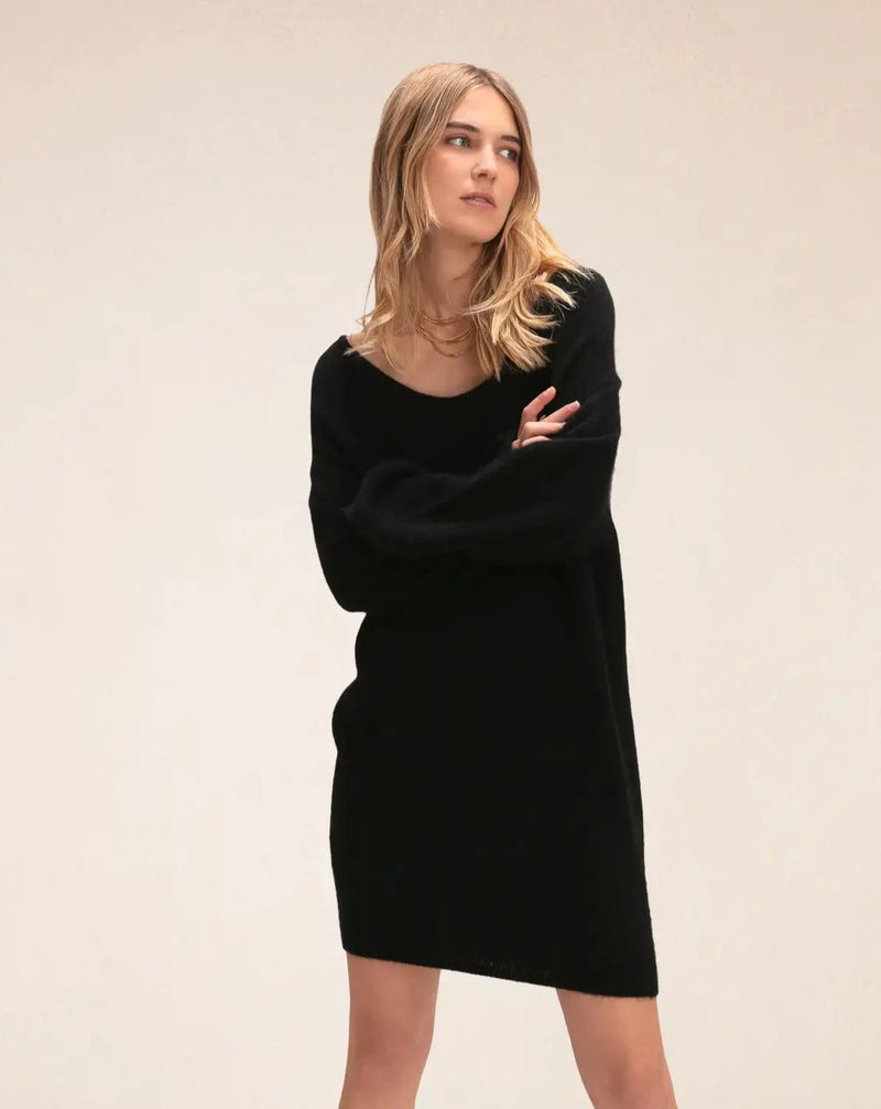 Robe courte Karma Koma Lauper Black