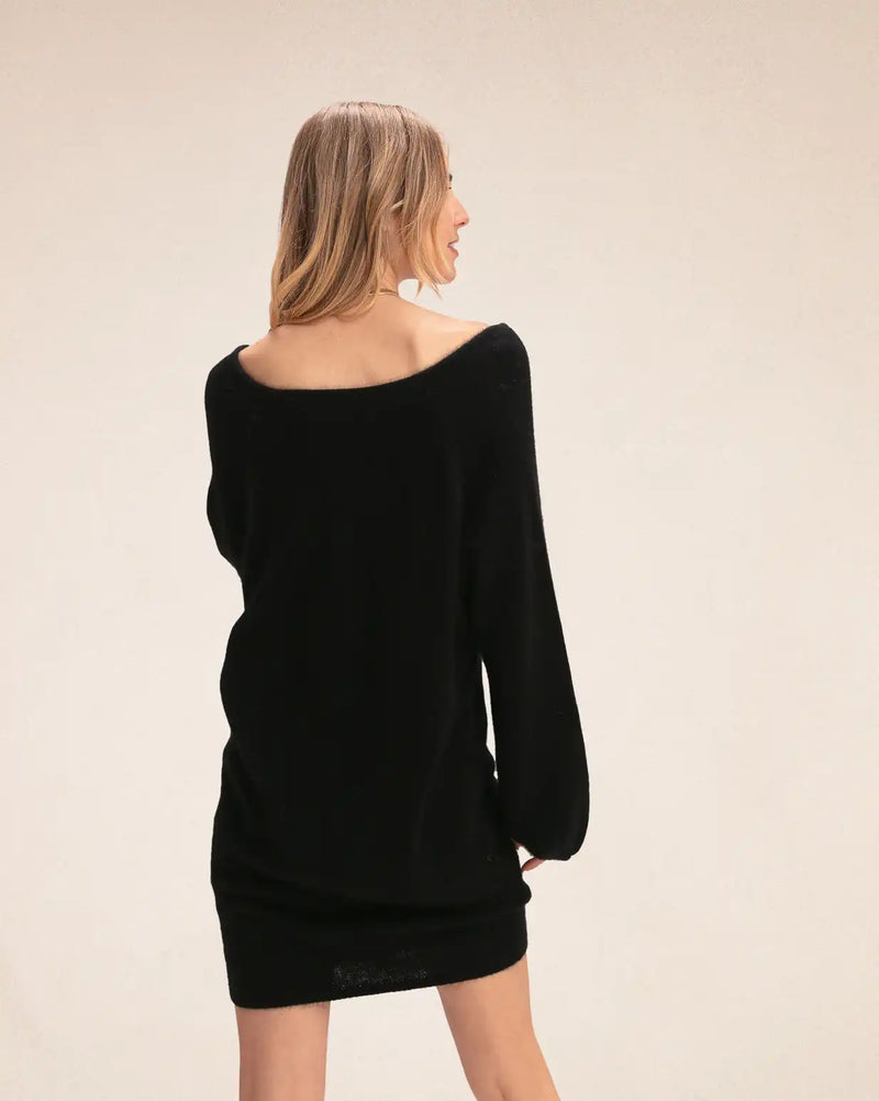 Robe courte Karma Koma Lauper Black
