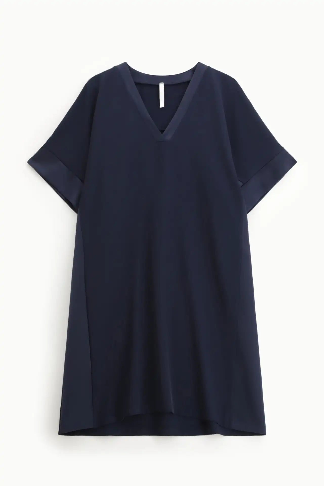 Robe courte Imperial bandes satins Blu
