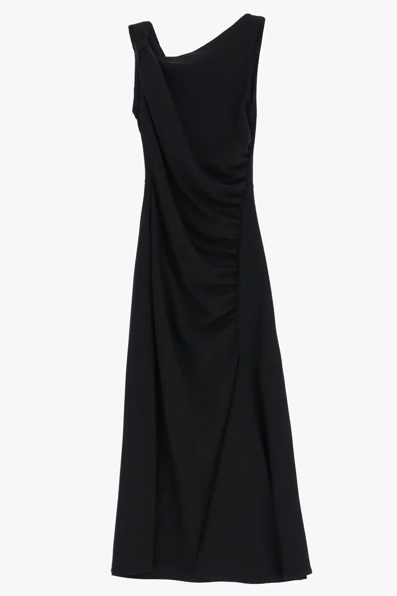 Robe longue Imperial drapé Nero