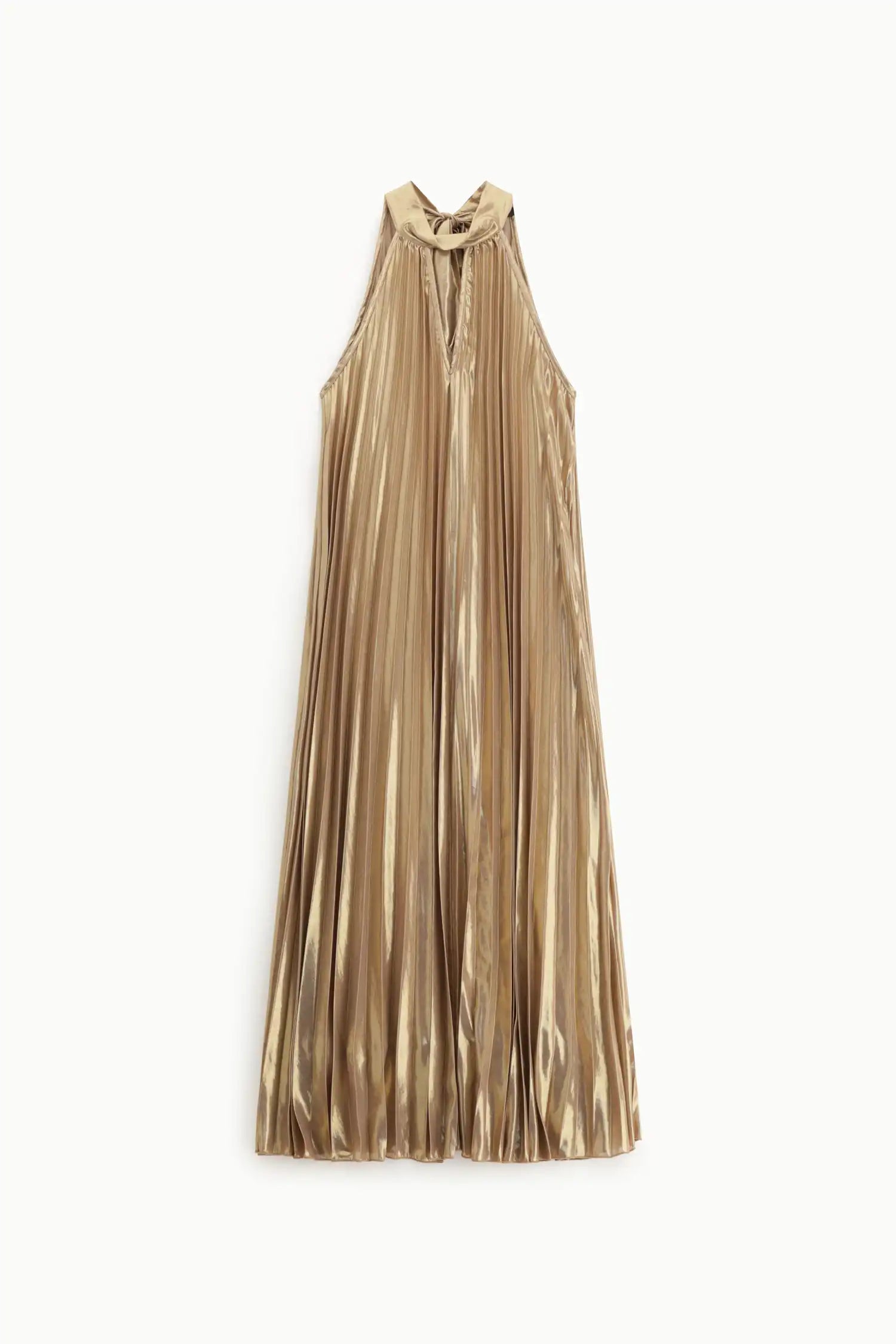 Robe longue plissée Dixie Oro