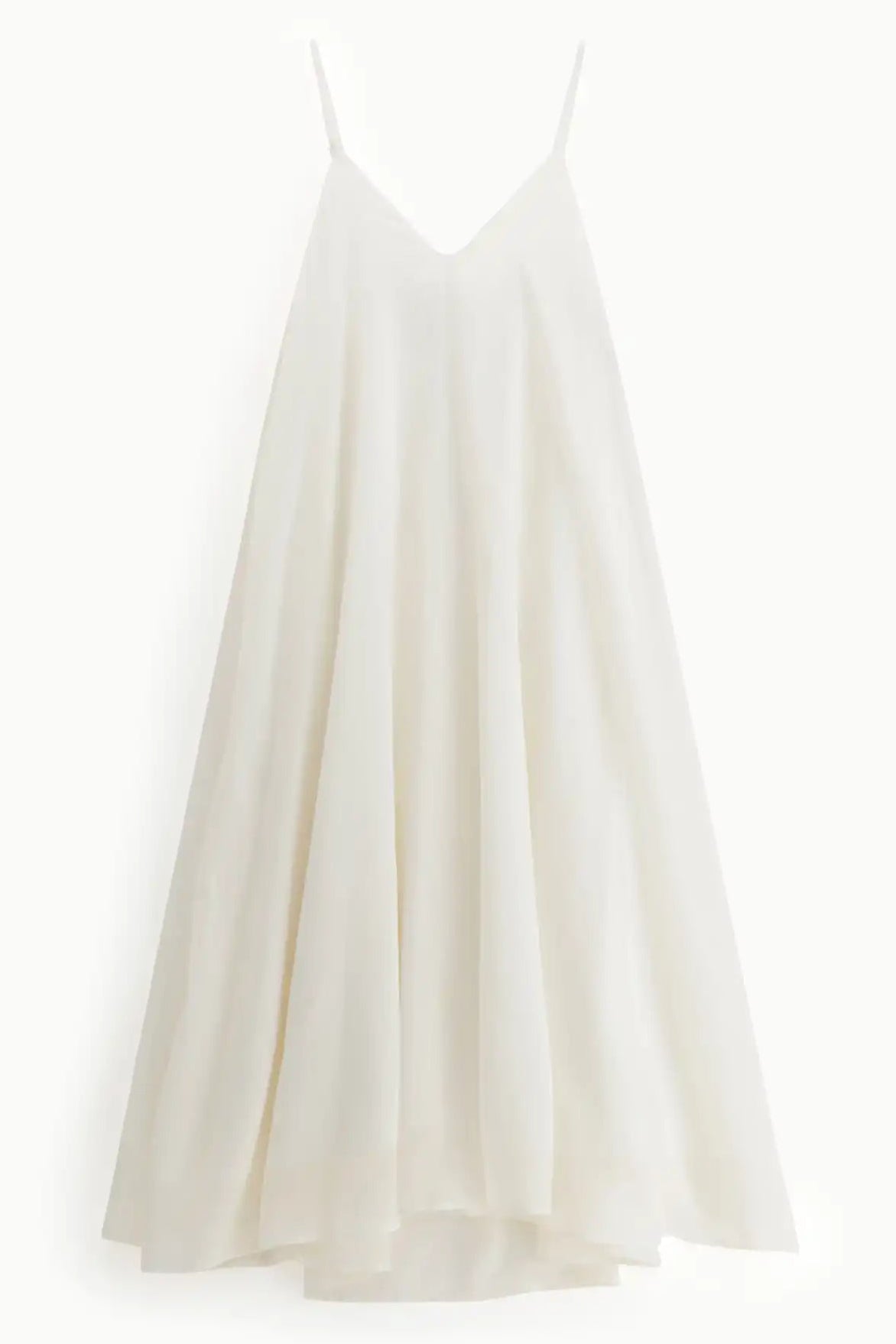 Robe longue Imperial à bretelles Bianco