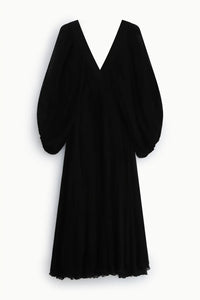 Robe longue fluide Imperial Nero