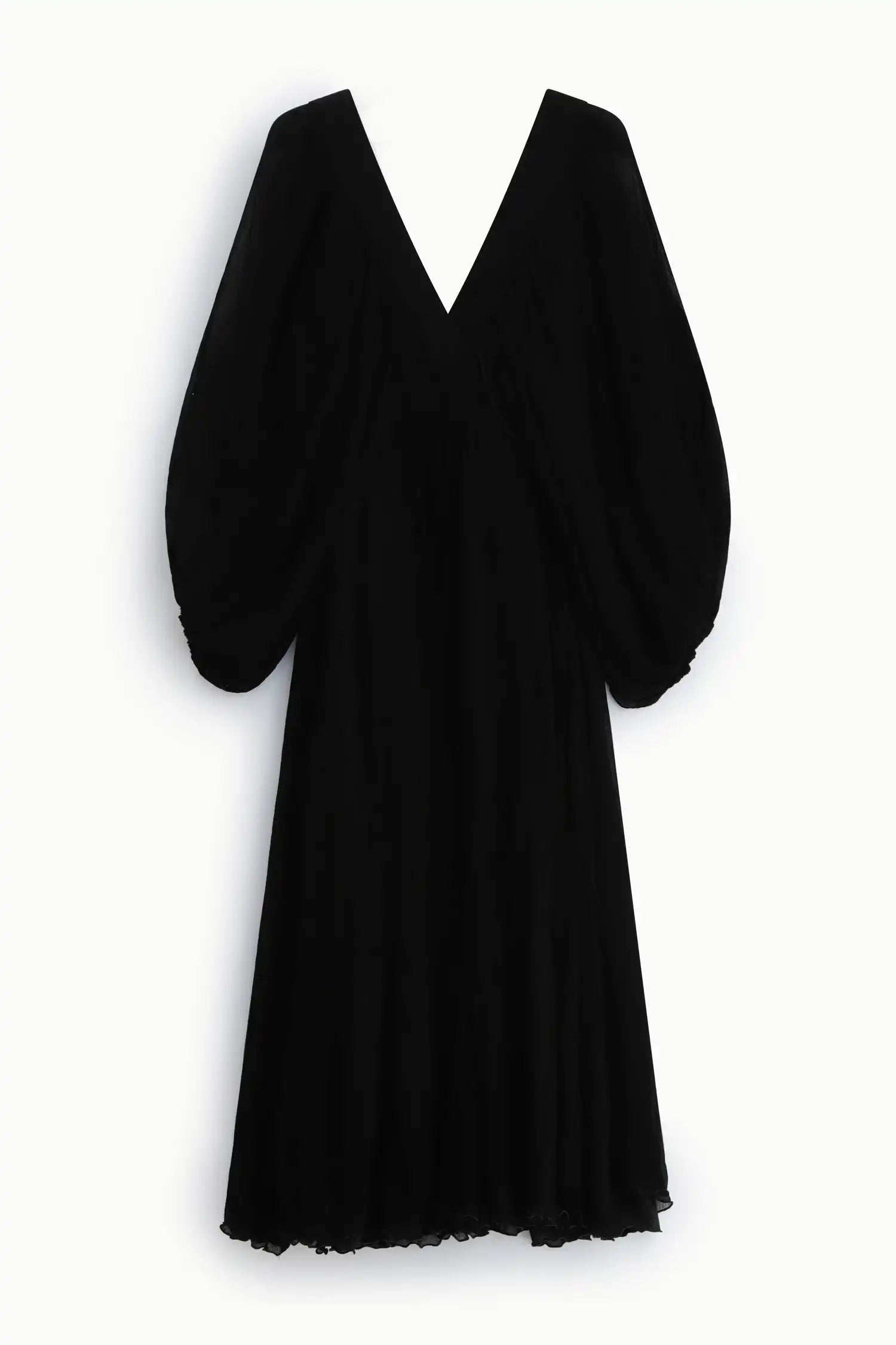 Robe longue fluide Imperial Nero