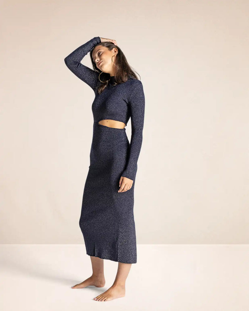 Robe longue Karma Koma Jackson Minuit