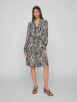 Robe zèbre Vila Vifini Black