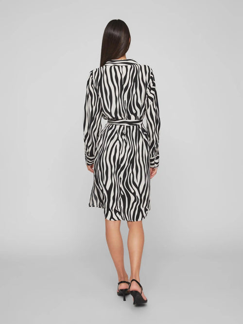 Robe zèbre Vila Vifini Black