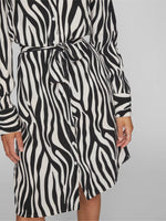 Robe zèbre Vila Vifini Black