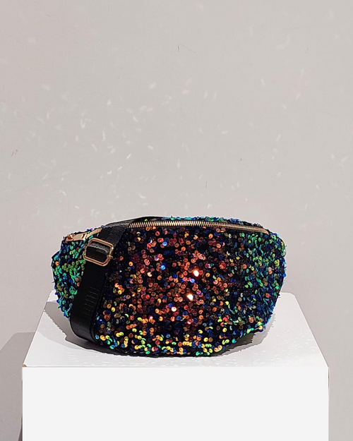 Sac Banane à sequins Multicolore