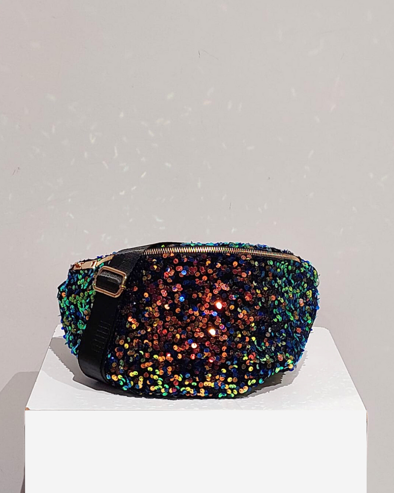 Sac Banane à sequins Multicolore