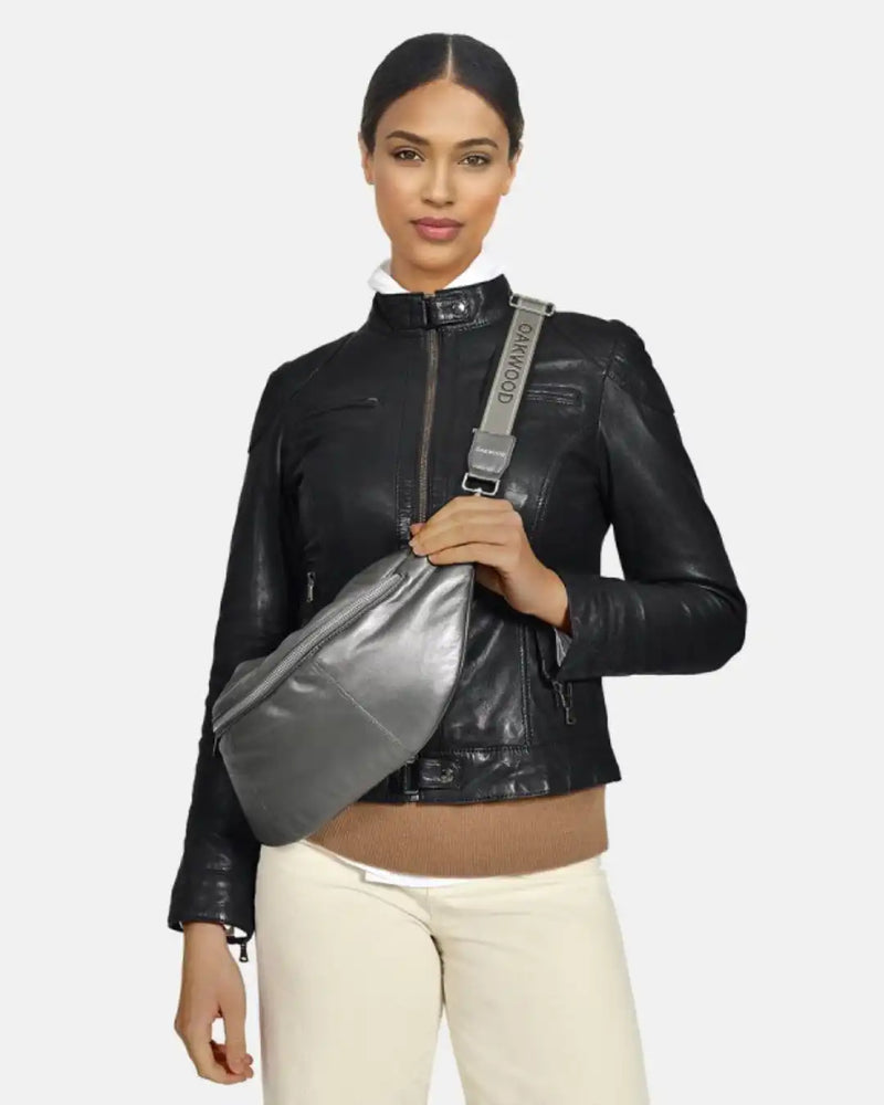 Sac banane Oakwood Murillo Metal Anthracite