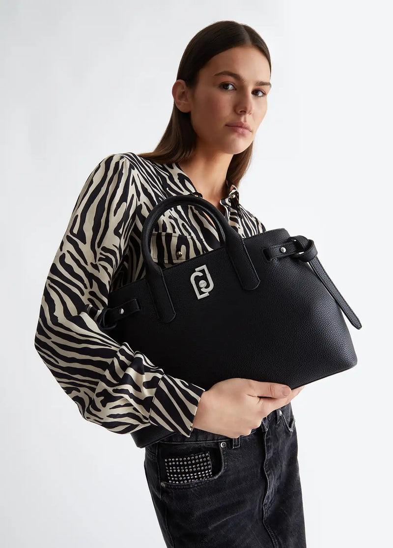 Sac porté main Liu Jo Ecoconçu Nero