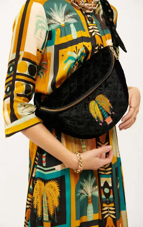Sac Banane Wild Coconut Palmier Noir