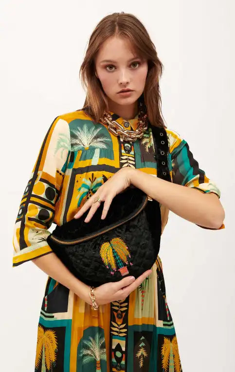 Sac Banane Wild Coconut Palmier Noir