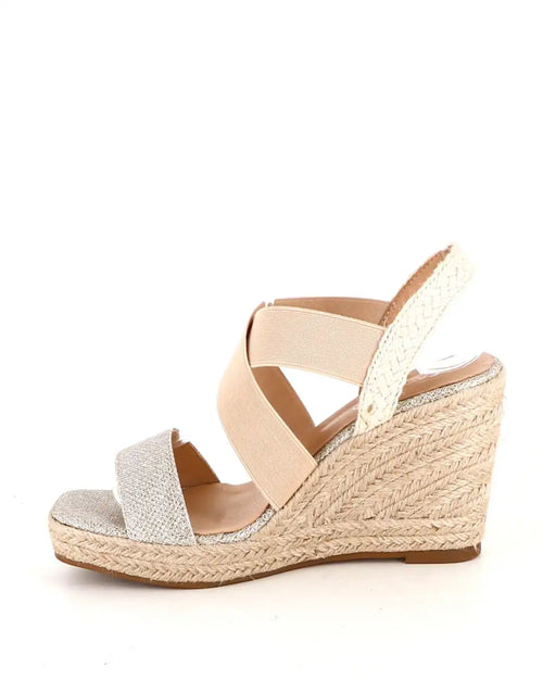 Sandales compensées Cassis Rafiki Beige