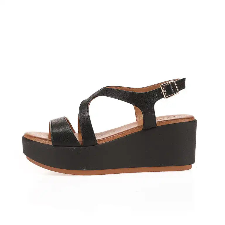 Sandales compensées Inuovo Black