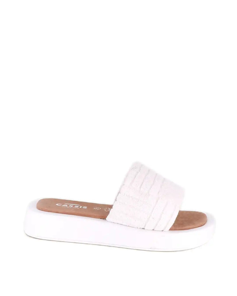 Mules Cassis Sitrad Blanc