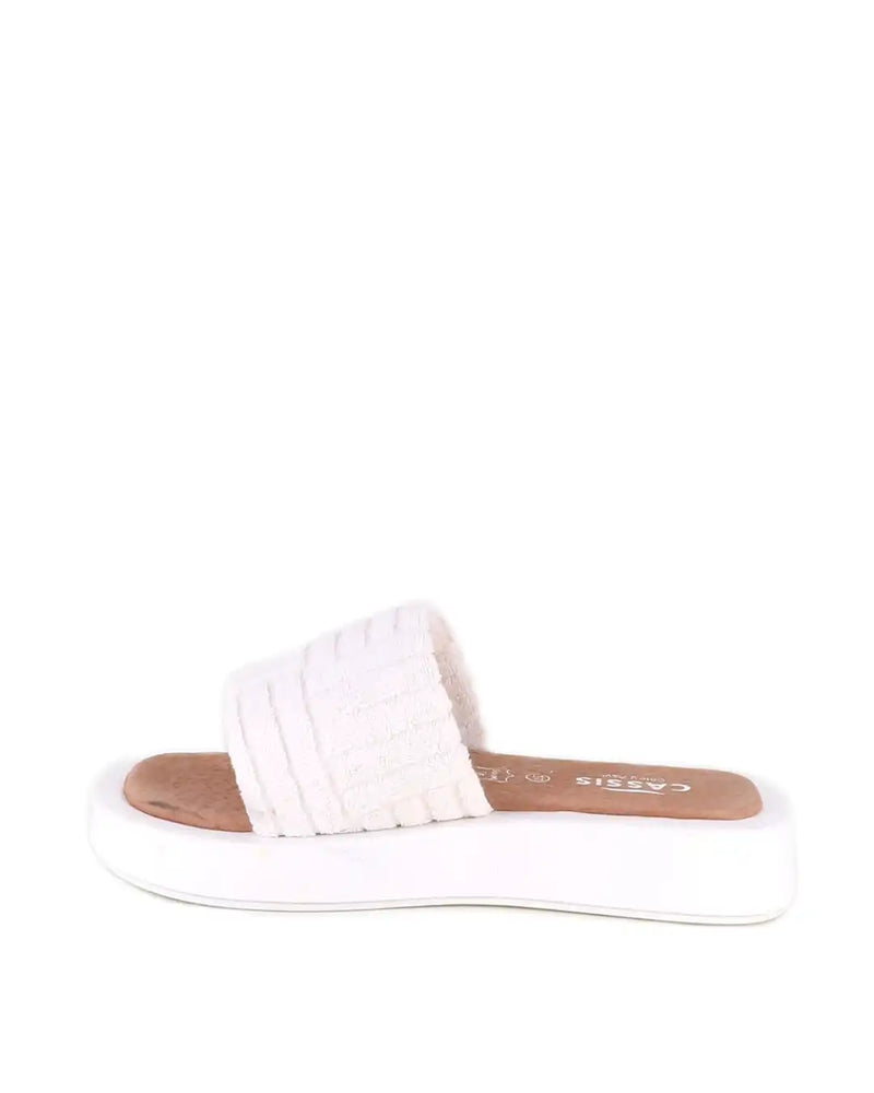 Mules Cassis Sitrad Blanc