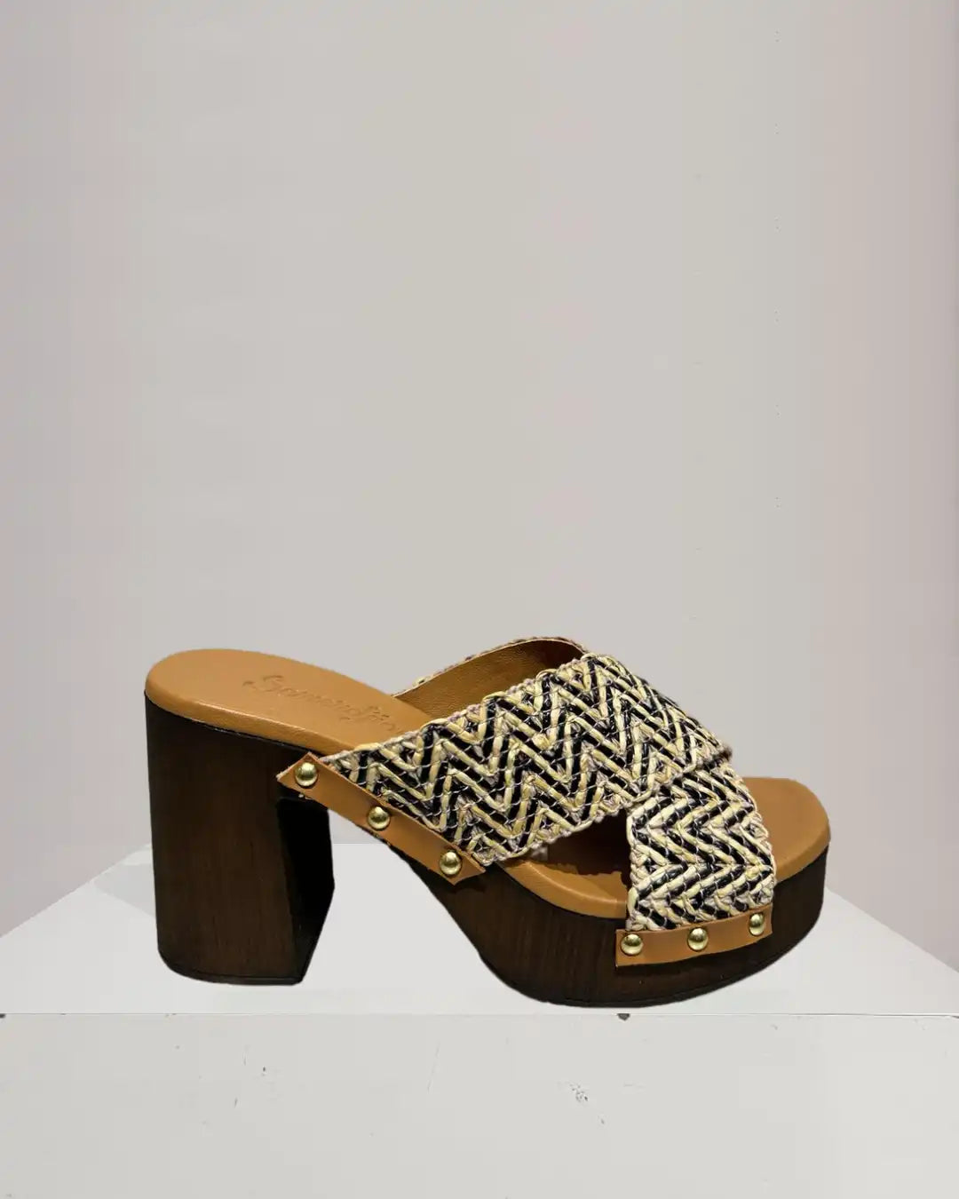 Mules à talons Semerdjian Tania Deserto Nero